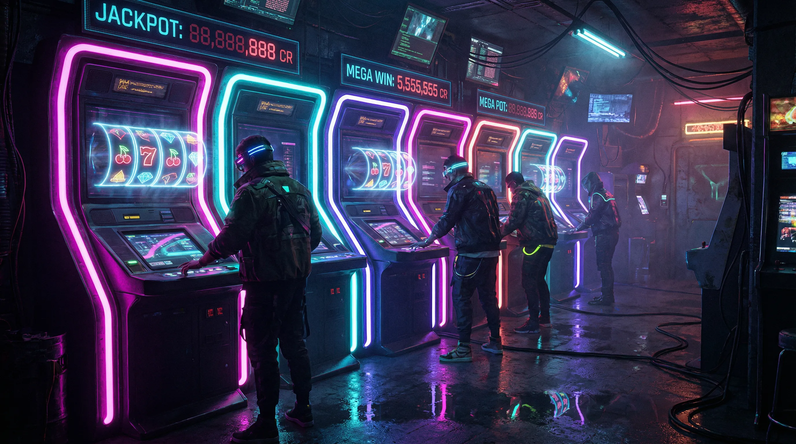 澳门彩票赛博朋克电子老虎机游戏